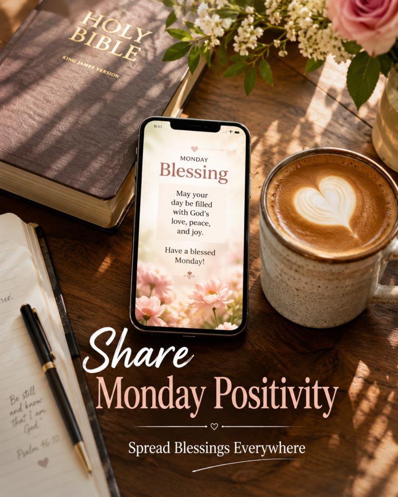 Peaceful Monday morning routine with Bible journaling and coffee