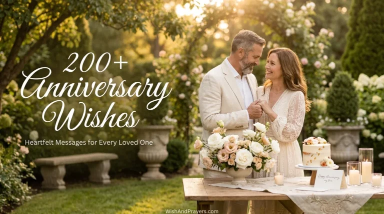 200+ Anniversary Wishes for Loved Ones – Heartfelt & Sweet