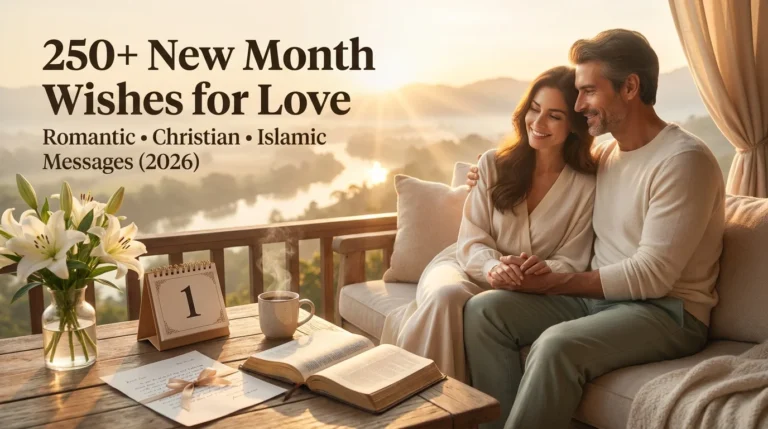 250+ New Month Wishes for Love: Romantic, Christian & Islamic Messages (2026)