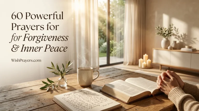 60 Powerful Prayers for Forgiveness and Inner Peace