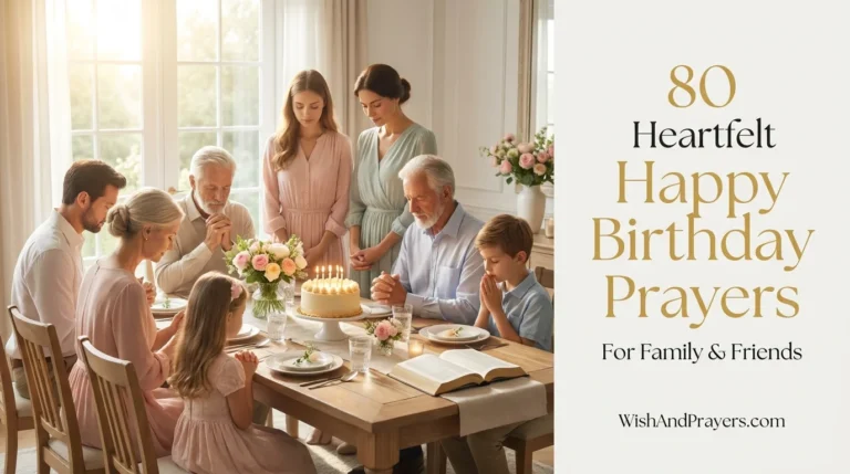 80 Heartfelt Happy Birthday Prayers for Family and Friends