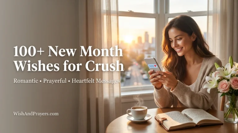 100+ New Month Wishes for Crush (Romantic & Prayerful)