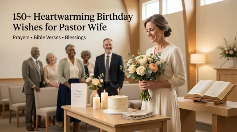 150+ Heartwarming Short Birthday Wishes for Pastor Wife