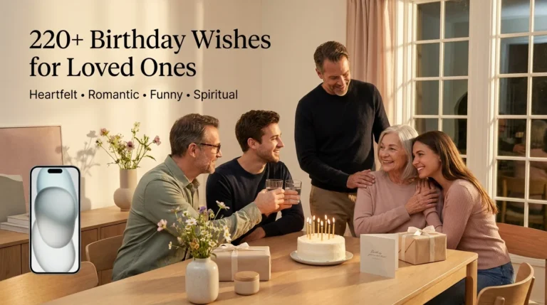220+ Birthday Wishes for Loved Ones (Heartfelt & Real)