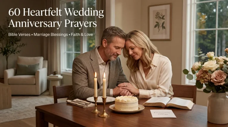 60 Heartfelt Wedding Anniversary Prayers with Bible Verses