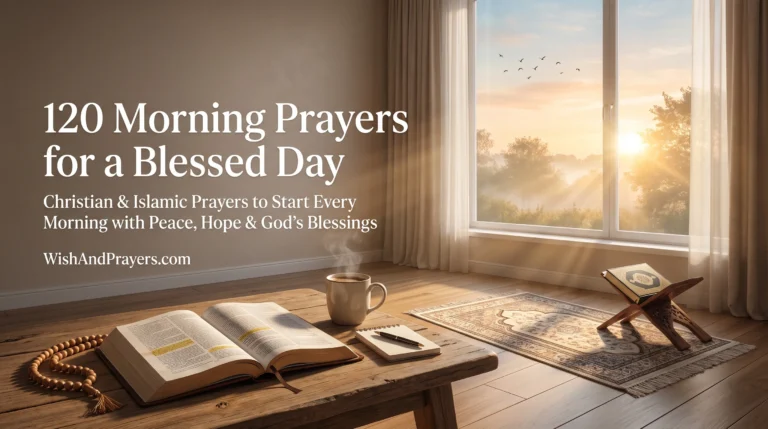 120 Morning Prayers for a Blessed Day (Christian + Islamic)